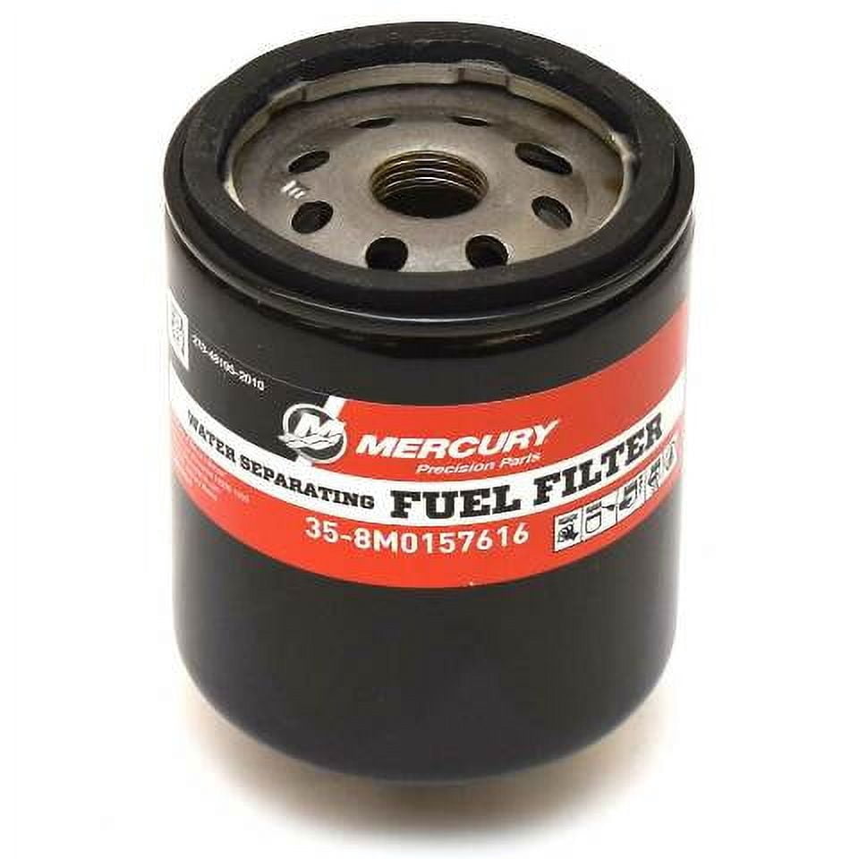 6-Pack Marine Fuel Water Separating Filter - Compatible With Mercury, Mariner, MerCruiser, Replaces 35-802893Q01
