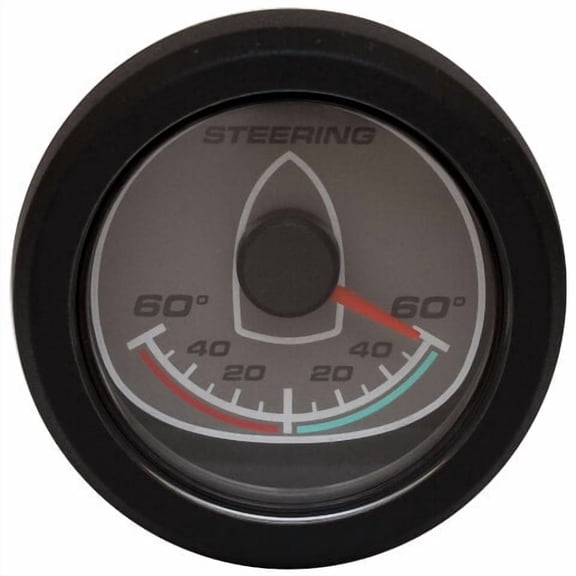 Mercury Boat Rudder Angle Gauge 79-879916K1 | SC100 Gray 2 Inch