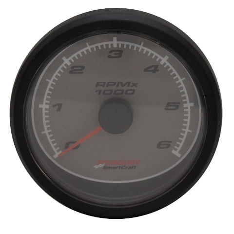 Mercury Boat Tachometer Gauge | Smartcraft 3 3/8 Inch Gray