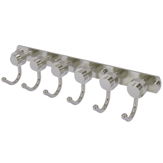 Mercury Collection 6 Position Tie and Belt Rack with Smooth Accent