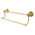 thumbnail image 1 of 9072D/30-UNL Mercury Collection 30 Inch Double Towel Bar with Dotted Accents, Unlacquered Brass, 1 of 2