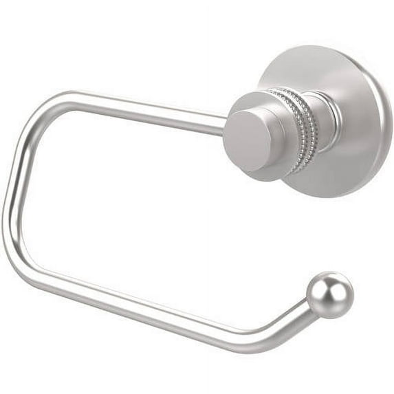 Mercury Collection European Style Toilet Tissue Holder - Satin Chrome / Dotted