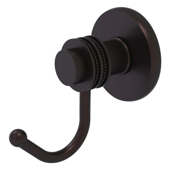Mercury Collection Robe Hook with Dotted Accents (Build to Order)