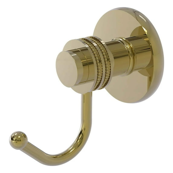 Mercury Collection Robe Hook with Dotted Accents