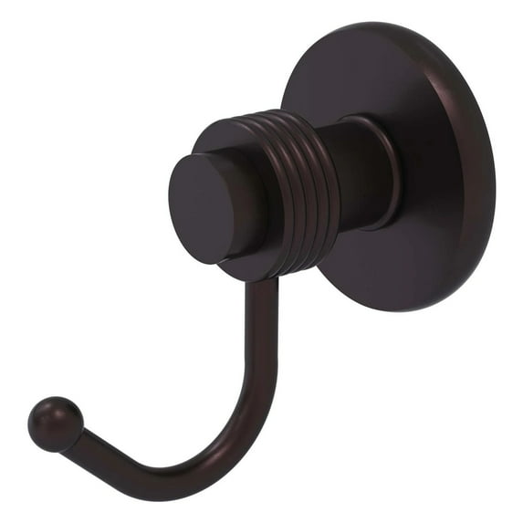 Mercury Collection Robe Hook with Groovy Accents