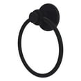 thumbnail image 1 of 916T-BKM Mercury Collection Towel Ring with Twist Accent, Matte Black, 1 of 2