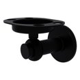 thumbnail image 1 of Mercury Collection Tumbler and Toothbrush Holder with Twisted Accents in Matte Black, 1 of 10