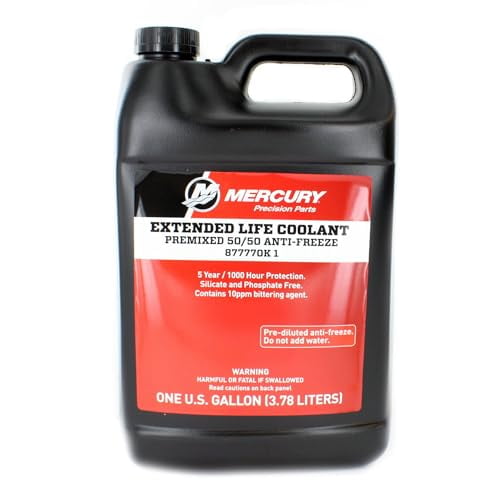 Mercury Extended Life Coolant Anti-Freeze, pre-mixed 50/50 92-877770K1