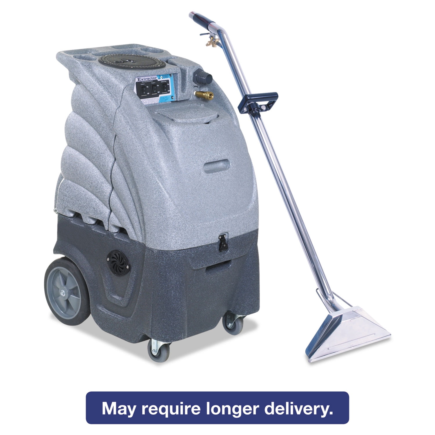 Blue 12-Gallon Dual Motor Carpet Extractor with Steel Wand