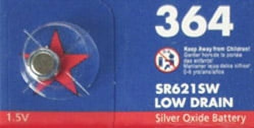 Mercury Free Silver Oxide 364 Battery