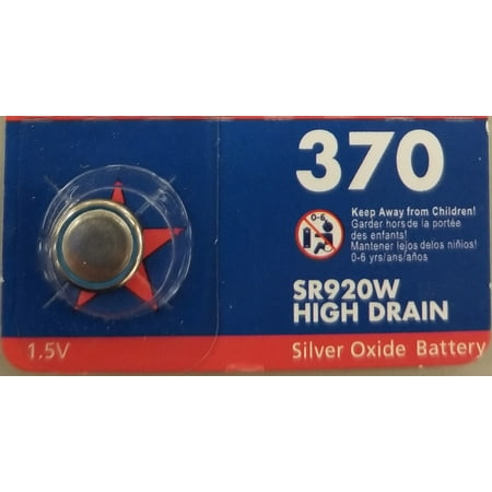 Mercury Free Silver Oxide Bat 370