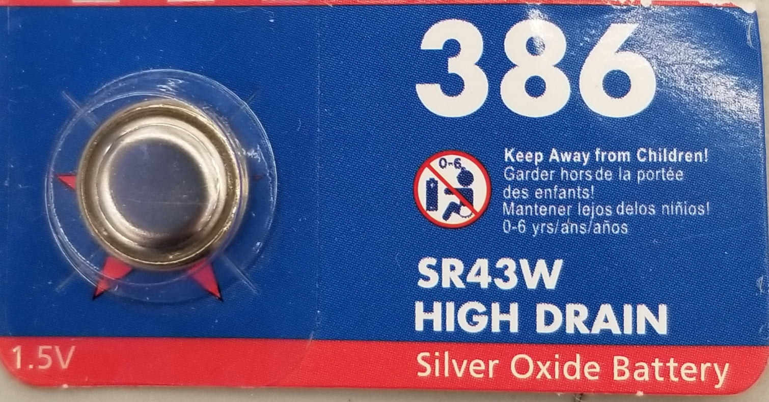 Mercury Free Silver Oxide Bat 386