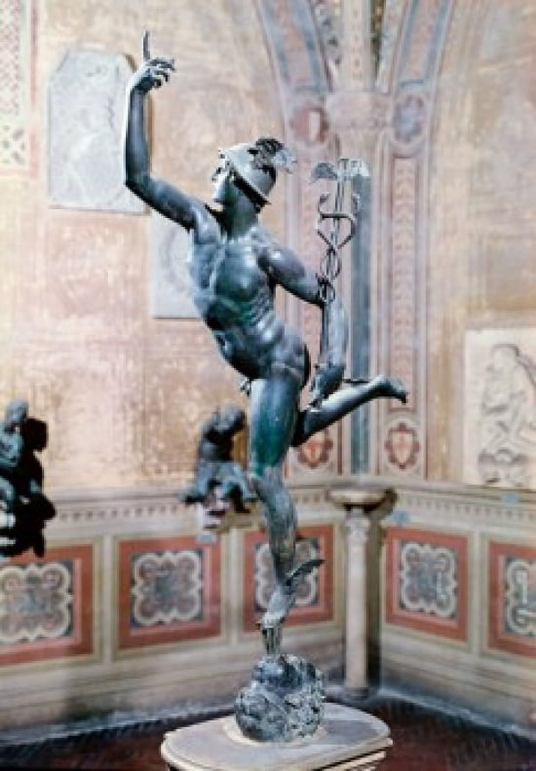 Mercury Giambologna (1529-1608 Flemish) Bronze Bargello National Museum Florence Italy Canvas Art - Giambologna (18 x 24)