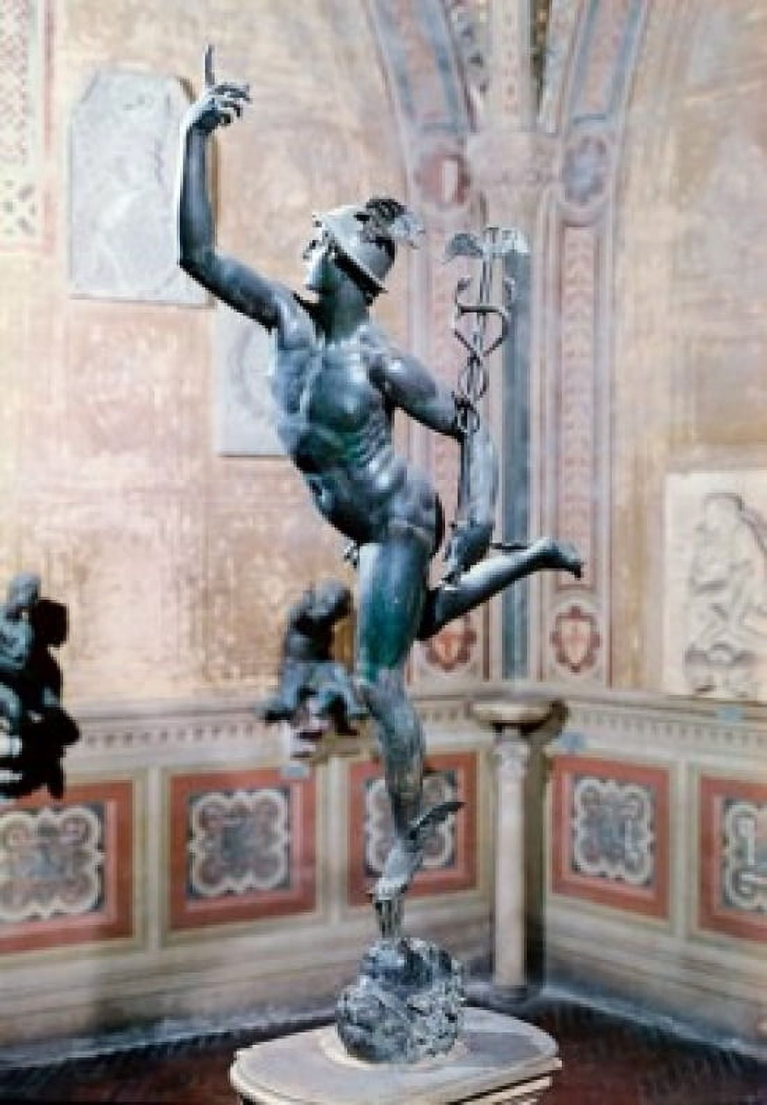 Mercury Giambologna (1529-1608 Flemish) Bronze Bargello National Museum Florence Italy Canvas Art - Giambologna (24 x 36)