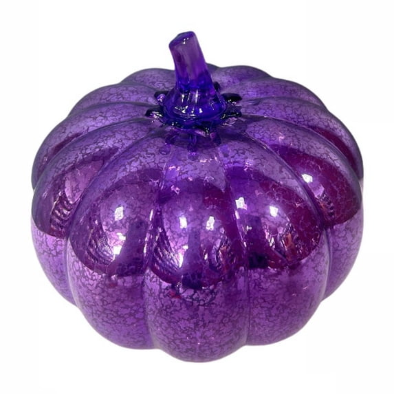 Mercury Glass Light up Pumpkin Light with Timer, with Led Lights Inside,Battery Operated Led Pumpkin Light,Ideal for Halloween Fall Decoration, Thanksgiving Rustic Deco
