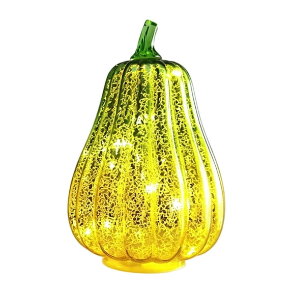 Mercury Glass Pumpkin Light with Timer, Fall Decorations for Home, Battery Operated Pumpkin Lamp, Ideal for Halloween Fall Thanksgiving Rustic Holiday Decor