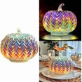 thumbnail image 1 of Mercury Glass Pumpkin LightsTimer Pumpkins Decorations Decorative for Halloween Pumpkin Decorations Fall and Thanksgiving Decor (PK2401S), 1 of 7