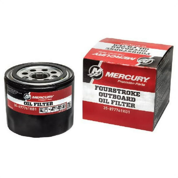 Mercury Marine Quicksilver New OEM 4-Stroke Outboard Oil Filter, 35-877761K01