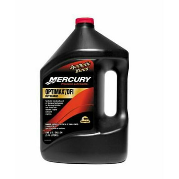 Mercury Marine 92-858037K01 Optimax Premium Plus 2-Stroke Marine Engine Oil - 1 Gallon Jug