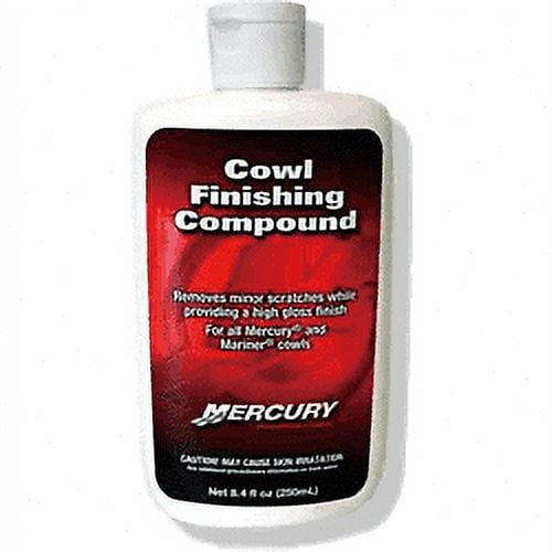 Mercury Marine Engine Cowl Finishing Rubbing Compound Polish for Oxidation