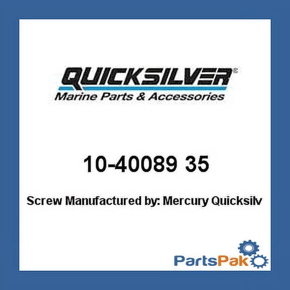 Mercury Marine Quicksilver OEM Stainless Steel Screw (M8 x 35), 10-4008935