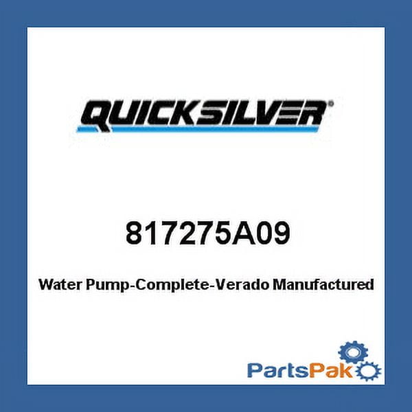 Mercury - Mercruiser 817275A09 Mercury Quicksilver 817275A09 Water Pump-Complete-Verado-