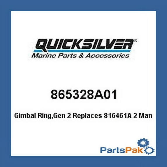 Mercury - Mercruiser 865328A01 Mercury Quicksilver 865328A01 Gimbal Ring,Gen 2 Replaces 816461A 2-