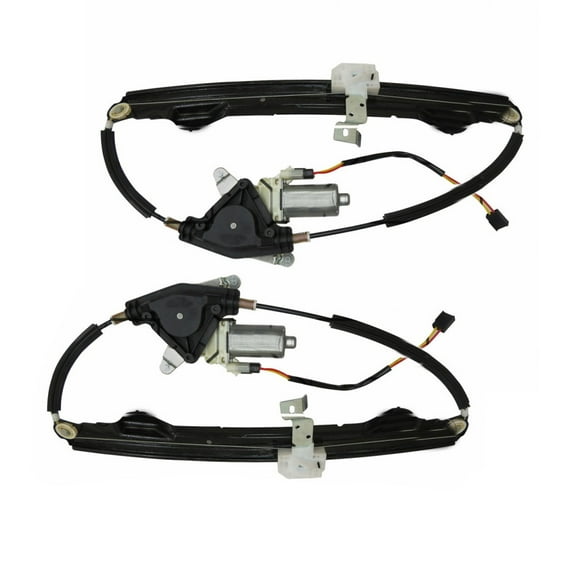 For Mercury Mountaineer 2006 07 08 09 2010 Window Regulator Assembly Driver and Passenger Side | Pair | Rear | Power | Cable | Replacement For FO1550118, FO1551118 | 6L2Z7827001BA, 6L2Z7827000BA