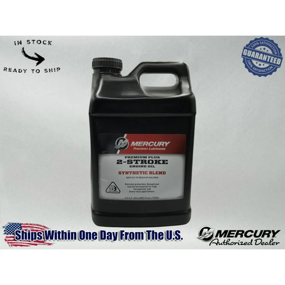 Mercury OEM DFI Direct Injection SS 2-Stroke Oil 2.5 Gallon 858028K01