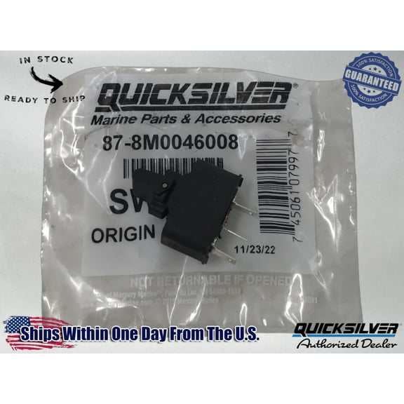 Mercury OEM MerCruiser Shifter Remote Trim Control Paddle Switch 87-8M0046008