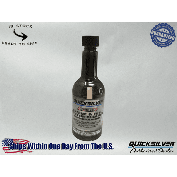 Mercury OEM Quickleen Engine Fuel System Cleaner 12 oz. 92-8M0047921