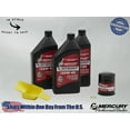 thumbnail image 1 of Mercury OEM SAE 25W-40 OB Oil Change Kit for Mercury 40/50/60hp EFI 8M0081916, 1 of 9