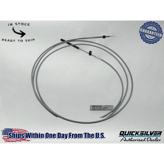 Mercury OEM Throttle or Shift Cable 15 Foot Platinum Plus Generation I 8M0082488