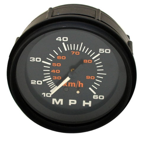 Mercury Quicksilver Boat Speedometer 15117B1 | 60 MPH 3 1/4 Inch Black
