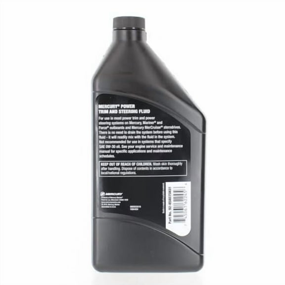 Mercury/Quicksilver Part Power Trim & Steering Fluid 32 Oz.