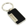 thumbnail image 1 of Mercury Rectangular Leather Insert Key Chain (Black), 1 of 1
