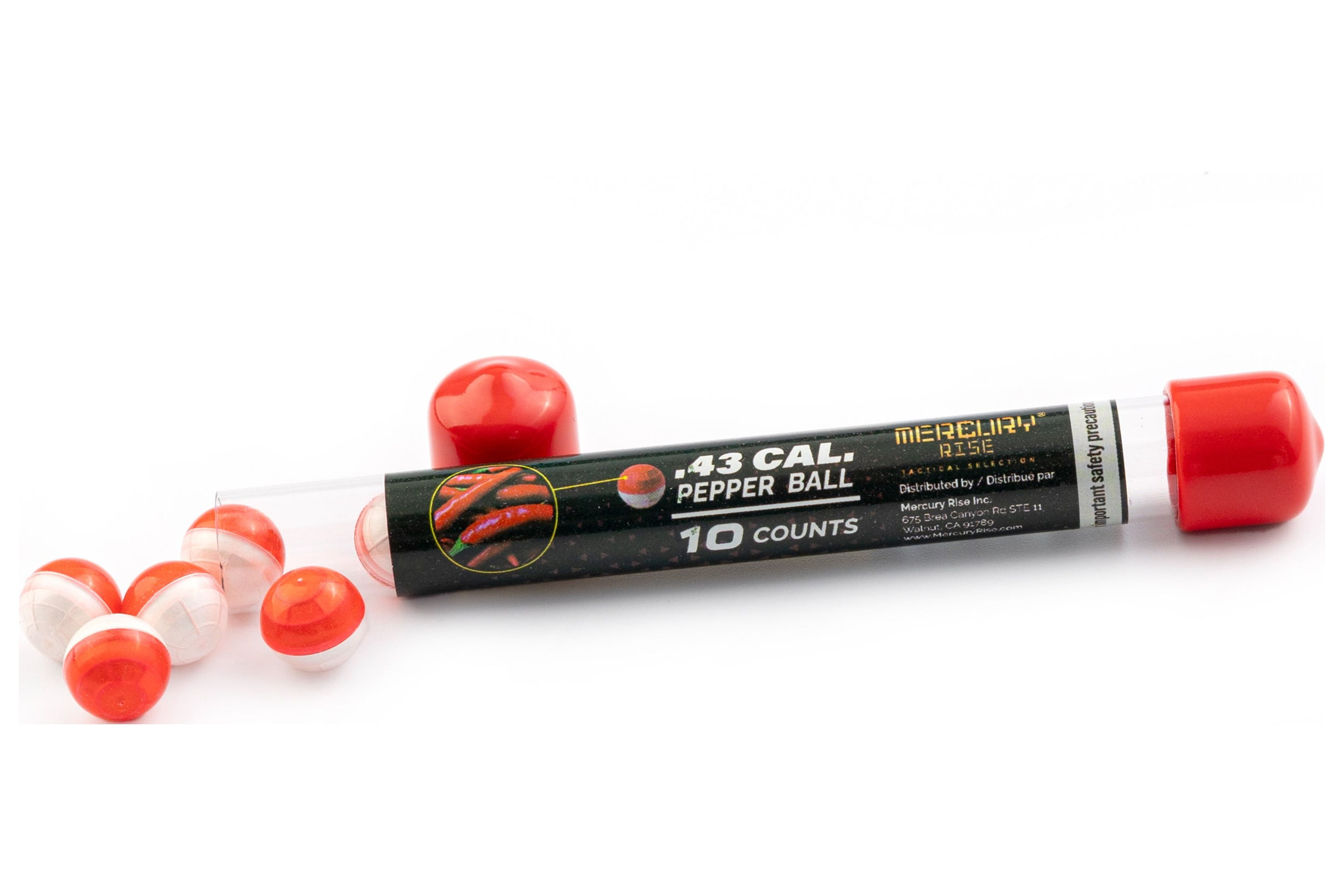 Mercury Rise Self Defense Pepper Ball Ammo for Training Pistol