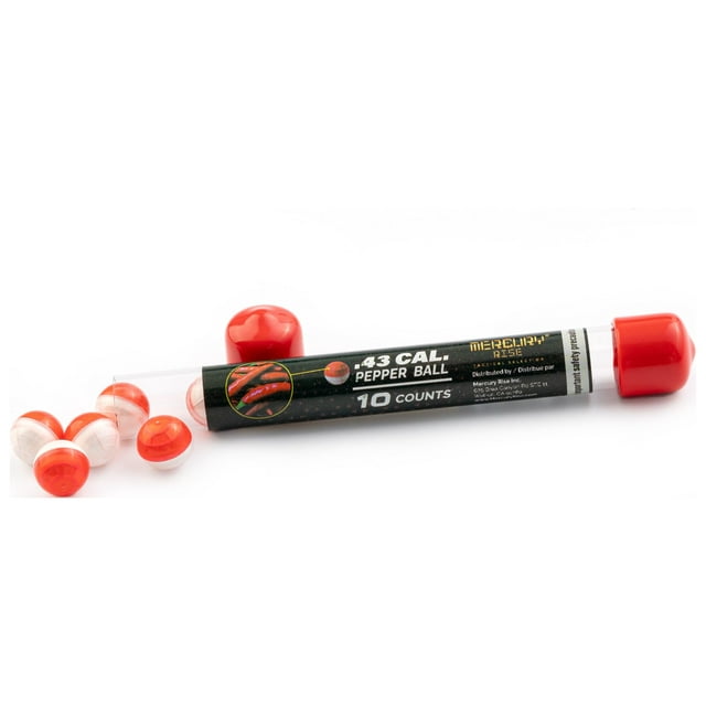 Mercury Rise Self Defense Pepper Ball Ammo for Training Pistol