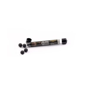 Mercury Rise Self Defense .50 Cal TPE Rubber Ball Ammo for Training Pistol Paintball Gun (10 Counts Per Tube)