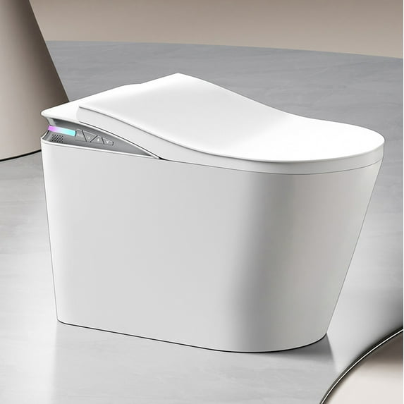 Mercury Smart Toilet with Auto Open & Close, Heated Seat, Aromatherapy, LED Screen & Night Light for Bathrooms