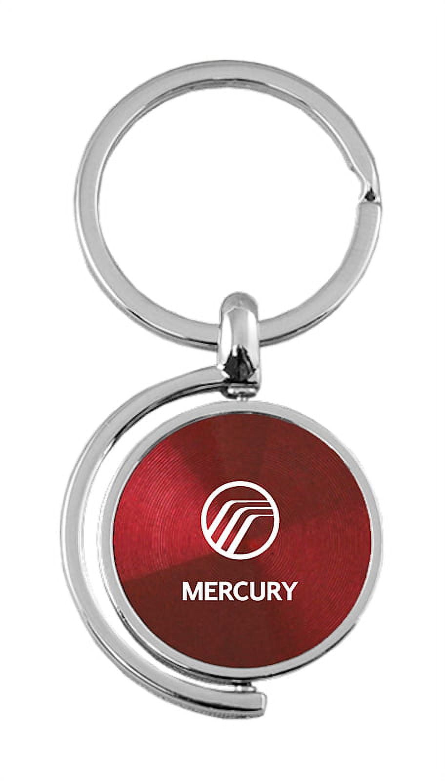 Mercury Spinner Key Ring (Burgundy)