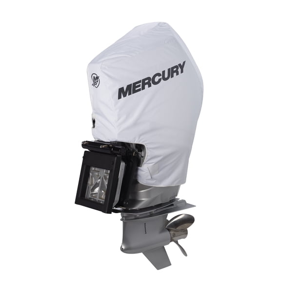 Mercury Tow N Stow Outboard Cover 200-300hp FourStroke, White