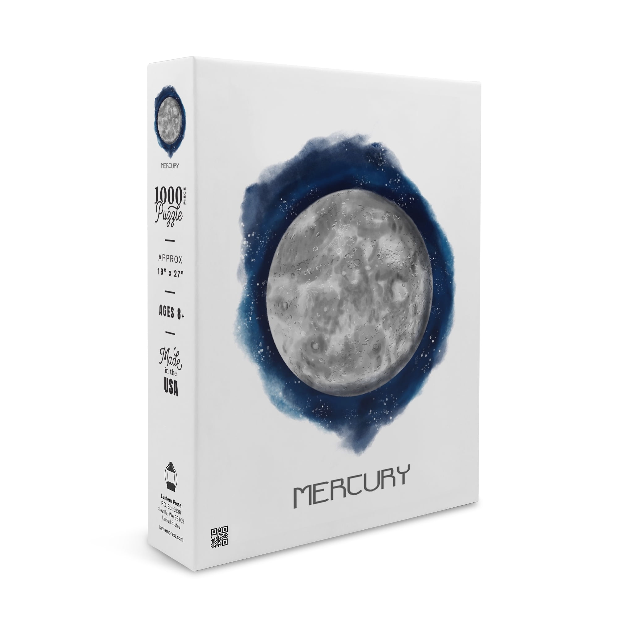 Mercury, Watercolor (1000 Piece Puzzle, Size 19x27, Challenging Jigsaw ...