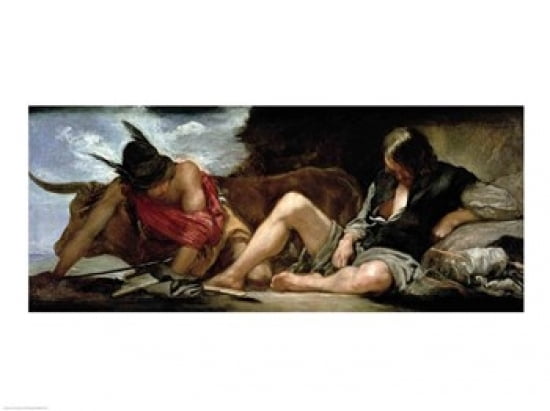 Mercury and Argus c1659 Canvas Art - Diego Velazquez (36 x 24)