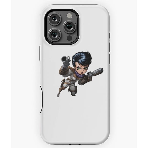 Mercy Chibi Transparent Background Phone Case for iPhone 16 15 14 13 12 11 Pro Max
