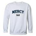 thumbnail image 1 of Mercy College Mavericks Dad Crewneck Sweatshirt, White - Large, 1 of 1