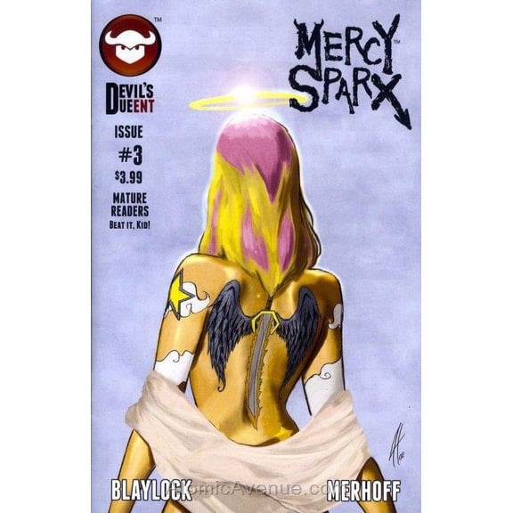 Mercy Sparx (3rd Series) #3B VF ; Devil's Due Comic Book