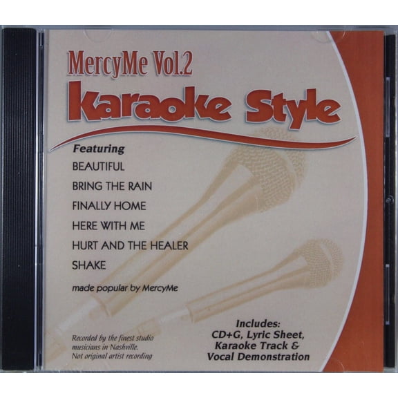 MercyMe Volume 2 Daywind Christian Karaoke Style NEW CD+G 6 Songs