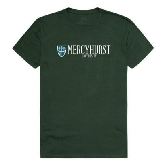 Mercyhurst University Lakers Institutional T-Shirt, Forest Green - Large
