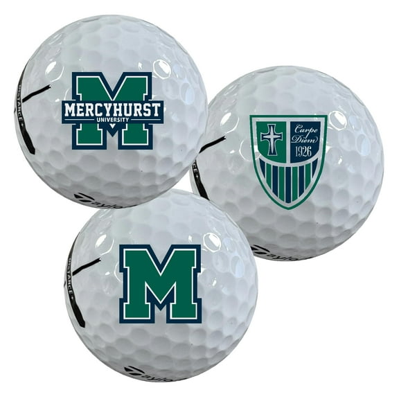 Mercyhurst University Lakers Logo Edition Taylormade Distance+ Golf Balls 12-Pack (Dozen)